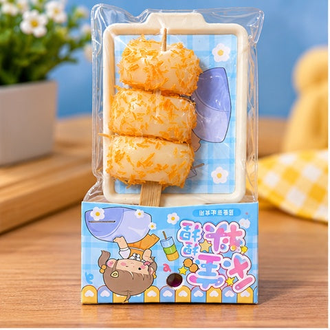 Dessert Skewer Squishy Toy with Tray