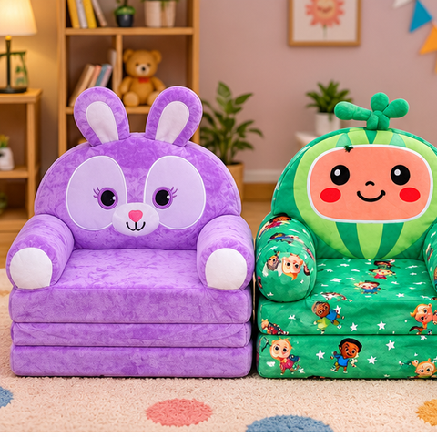 Cartoon Character Kids Plush Armchair