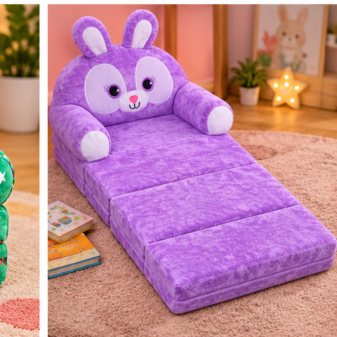 Cartoon Character Kids Plush Armchair