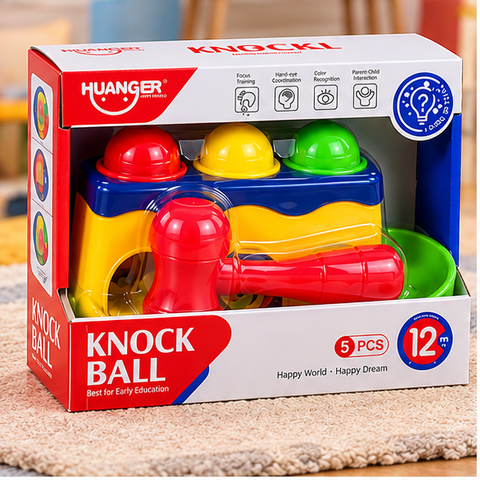 Huanger Knock Ball Hammer Activity Toy