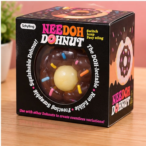NeeDoh Dohnut Doughnut-Shaped Squishy Toy