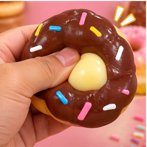 NeeDoh Dohnut Doughnut-Shaped Squishy Toy