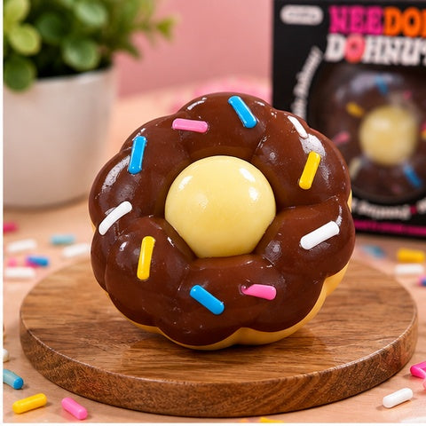NeeDoh Dohnut Doughnut-Shaped Squishy Toy