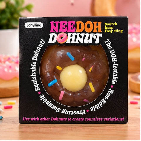 NeeDoh Dohnut Doughnut-Shaped Squishy Toy