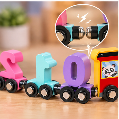 Colourful Number Train Learning Toy