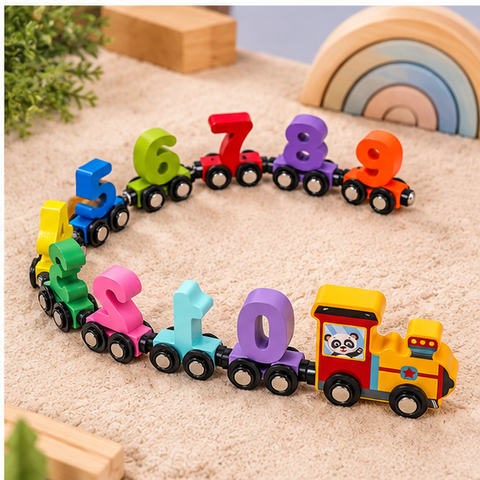 Colourful Number Train Learning Toy