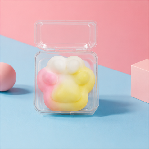 Pastel Cat Paw Taba Squishy Toy